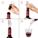 Abridor de Vinho por Pressão de Ar – Abra Sua Garrafa com Facilidade e Rapidez!