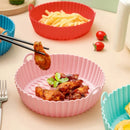 Cesta de Silicone para Air Fryer — Reutilizável, Prática e Fácil de Limpar!