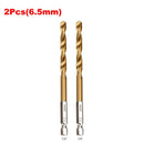 Kit 13 Brocas de Titânio 1,5–6,5mm – Mais Precisão e Resistência para Seus Projetos!