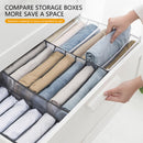Organizador de gavetas para roupas íntimas, caixa de armazenamento dobrável, org