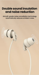 Fone de Ouvido para Dormir Sleep Earbuds Silicone Macio com Microfone P2 3.5mm e USB-C