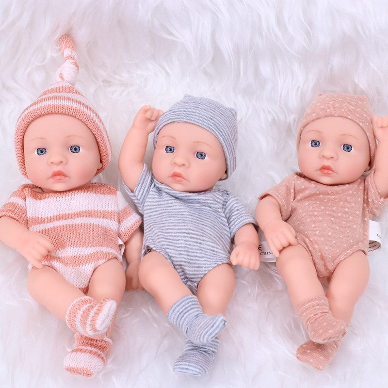 Mini Boneca Reborn 20cm em Vinil | Linda, Macia e Realista