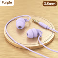 Fone de Ouvido para Dormir Sleep Earbuds Silicone Macio com Microfone P2 3.5mm e USB-C