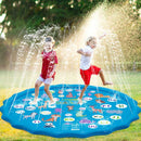 Tapete de Água Inflável 170cm com Sprinkler para Crianças – Diversão Refrescante no Verão!