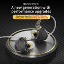 KZ ZS10 Pro X Fone Intra-Auricular HiFi Monitor Profissional Graves Potentes Cabo Removível