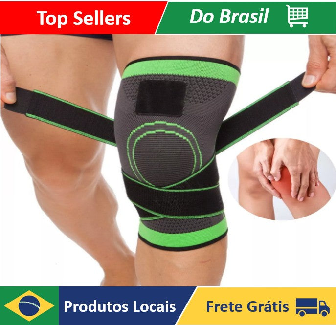 Joelheira de Compressão Articulada — Mais Estabilidade e Suporte para Seus Movimentos!