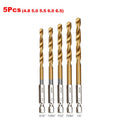 Kit 13 Brocas de Titânio 1,5–6,5mm – Mais Precisão e Resistência para Seus Projetos!