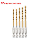 Kit 13 Brocas de Titânio 1,5–6,5mm – Mais Precisão e Resistência para Seus Projetos!