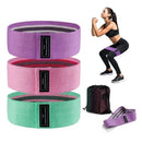 Kit 3 Faixas Elásticas de Resistência — Treino Completo para Pernas, Glúteos e Quadril.