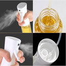 Spray de Óleo para Cozinha — Dispensador de Azeite com Névoa Uniforme e Reutilizável,