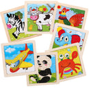 Quebra-Cabeça Infantil 3D 9 Peças – Animais | Brinquedo Educativo para 2 a 5 Anos