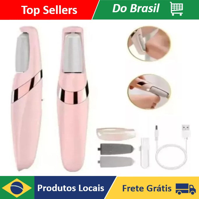 Lixadeira Elétrica para os Pés 360° – Remova Calos e Pele Ressecada!