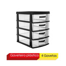 Gaveteiro Max 4 Gavetas Multiuso - Organize Tudo com Facilidade!