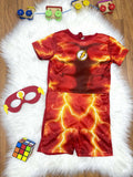 Fantasia Meninos Flash com Máscara