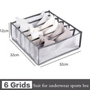 Organizador de gavetas para roupas íntimas, caixa de armazenamento dobrável, org