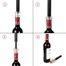 Abridor de Vinho por Pressão de Ar – Abra Sua Garrafa com Facilidade e Rapidez!