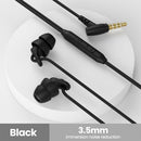 Fone de Ouvido para Dormir Sleep Earbuds Silicone Macio com Microfone P2 3.5mm e USB-C