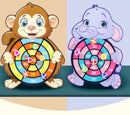Crianças kit de cesta de basquete dos desenhos animados animais criativos suport