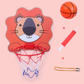 Crianças kit de cesta de basquete dos desenhos animados animais criativos suport