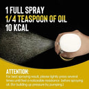 Spray de Óleo para Cozinha — Dispensador de Azeite com Névoa Uniforme e Reutilizável,