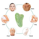 Rolo de jade natural massageador para rosto rolo de levantamento facial anti-rug