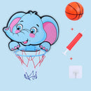 Crianças kit de cesta de basquete dos desenhos animados animais criativos suport