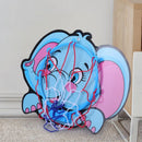 Crianças kit de cesta de basquete dos desenhos animados animais criativos suport