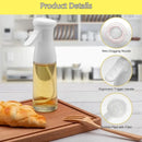 Spray de Óleo para Cozinha — Dispensador de Azeite com Névoa Uniforme e Reutilizável,