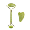 Rolo de jade natural massageador para rosto rolo de levantamento facial anti-rug