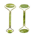 Rolo de jade natural massageador para rosto rolo de levantamento facial anti-rug