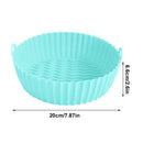 Cesta de Silicone para Air Fryer — Reutilizável, Prática e Fácil de Limpar!