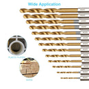 Kit 13 Brocas de Titânio 1,5–6,5mm – Mais Precisão e Resistência para Seus Projetos!