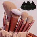 Kit Profissional de Pincéis de Maquiagem – 13 Peças para um Acabamento Impecável