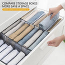 Organizador de jeans, caixa de armazenamento, organizador de armário, sistema de