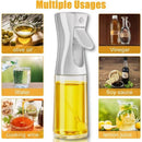 Spray de Óleo para Cozinha — Dispensador de Azeite com Névoa Uniforme e Reutilizável,