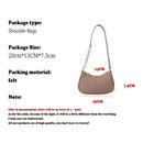 Mini Bolsa de Ombro Feminina em Feltro – Elegante, Moderna e Versátil