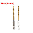Kit 13 Brocas de Titânio 1,5–6,5mm – Mais Precisão e Resistência para Seus Projetos!
