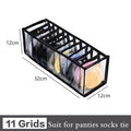 Organizador de gavetas para roupas íntimas, caixa de armazenamento dobrável, org