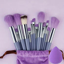 Kit Profissional de Pincéis de Maquiagem – 13 Peças para um Acabamento Impecável