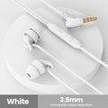 Fone de Ouvido para Dormir Sleep Earbuds Silicone Macio com Microfone P2 3.5mm e USB-C