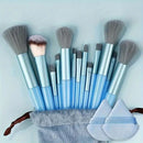 Kit Profissional de Pincéis de Maquiagem – 13 Peças para um Acabamento Impecável