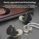KZ ZS10 Pro X Fone Intra-Auricular HiFi Monitor Profissional Graves Potentes Cabo Removível