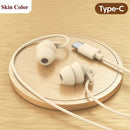 Fone de Ouvido para Dormir Sleep Earbuds Silicone Macio com Microfone P2 3.5mm e USB-C