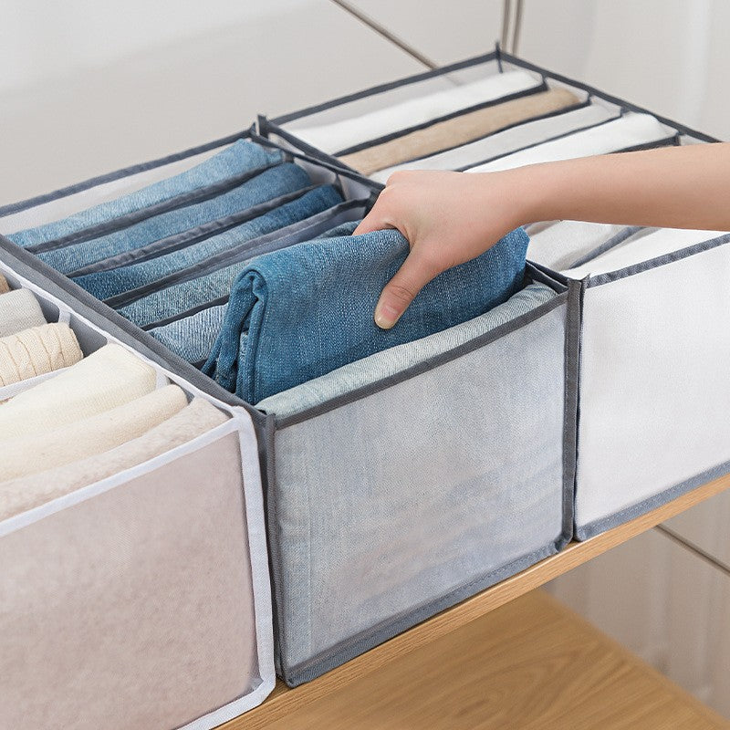 Organizador de gavetas para roupas íntimas, caixa de armazenamento dobrável, org
