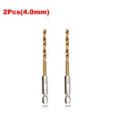Kit 13 Brocas de Titânio 1,5–6,5mm – Mais Precisão e Resistência para Seus Projetos!