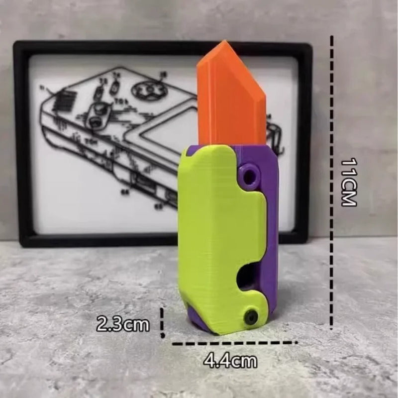 Faca de Cenoura Impressa Em 3D