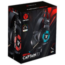 Headset Gamer Fantech Captain HG11 7.1 Surround USB RGB com Controle Remoto e Microfone