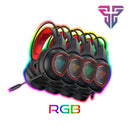 Headset Gamer Fantech HG16 Sniper 7.1 USB RGB com Microfone e Drivers 50mm
