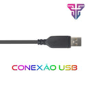 Headset Gamer Fantech HG16 Sniper 7.1 USB RGB com Microfone e Drivers 50mm