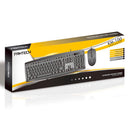 Kit Teclado e Mouse Fantech KM-100 USB Full Size 104 Teclas Silenciosas Plug & Play.